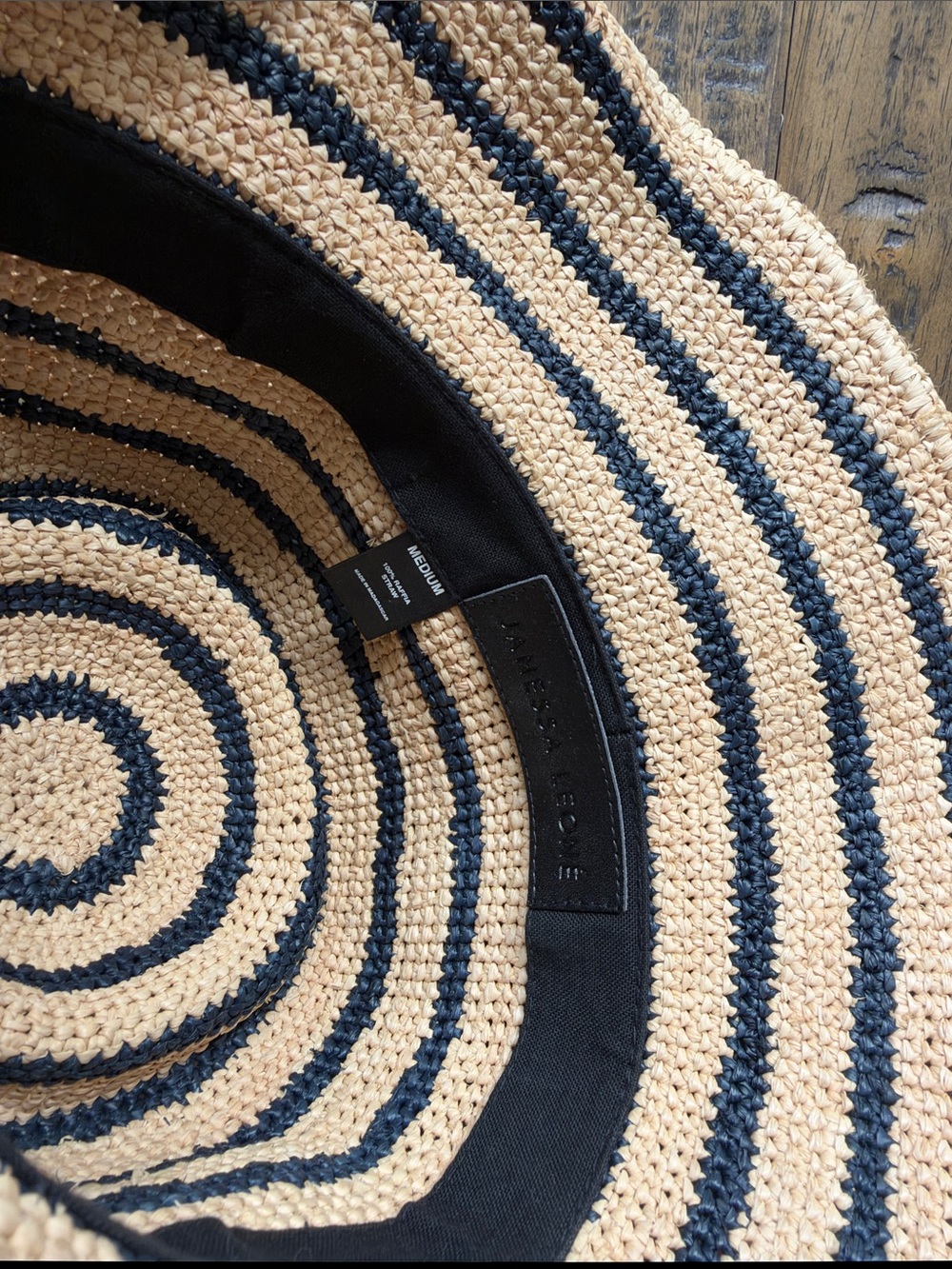 Janessa Leon Felix Bucket Hat Striped Harbor - Picture 5 of 6